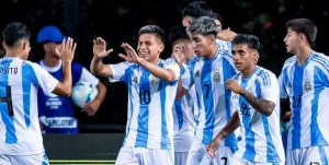 Argentina Sub 20: histórica goleada 6-0 ante Brasil en el Sudamericano