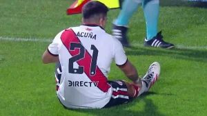 River sufrió la baja de Marcos Acuña ante Gimnasia