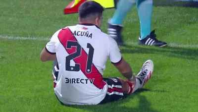River sufrió la baja de Marcos Acuña ante Gimnasia