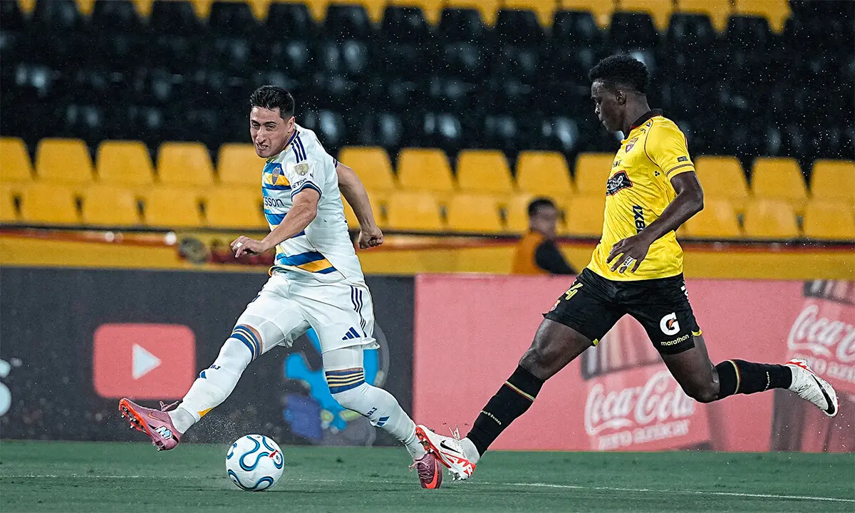 Boca tropezó en Guayaquil y ahora quedó con poco margen en la Copa Libertadores