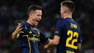 Boca goleó a Central Córdoba y mantiene su racha positiva en el Torneo Apertura