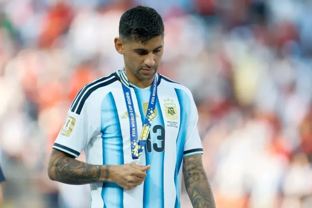Cuti Romero durante una entrevista sobre la final del Mundial 2026