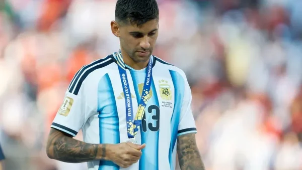 Cuti Romero durante una entrevista sobre la final del Mundial 2026