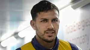 Leandro Paredes con la indumentaria de Boca