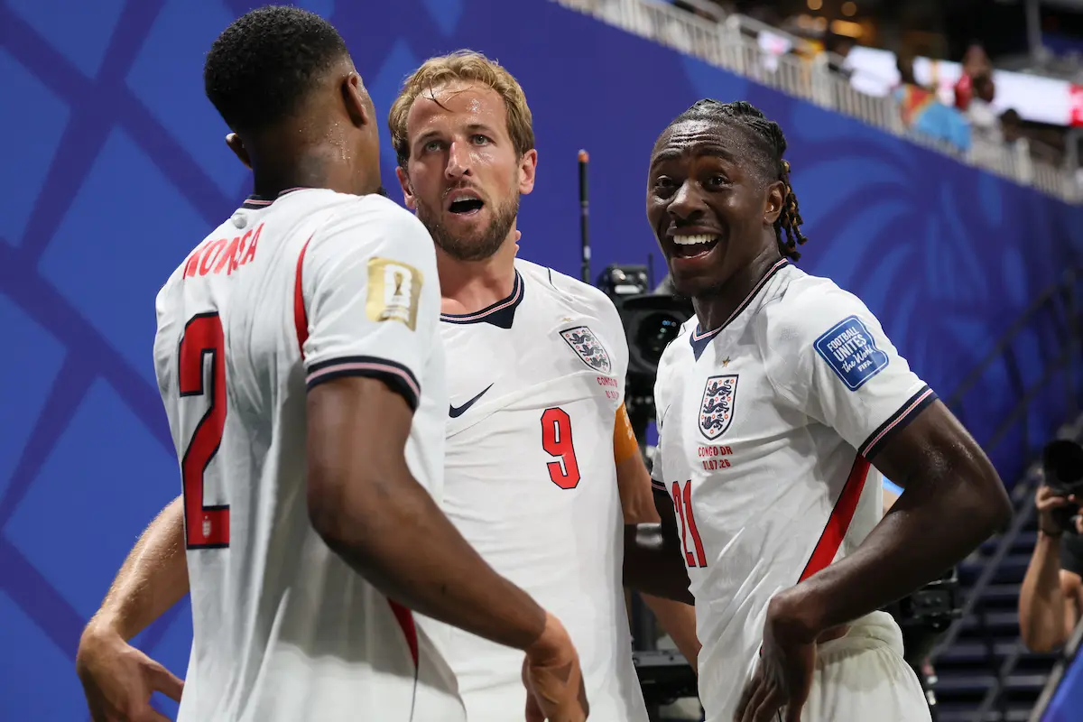 Inglaterra reaccionó ante Congo y avanzó con doblete de Harry Kane