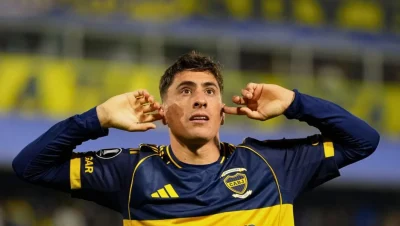 Boca, preocupado por la lesión de Merentiel antes de la Copa