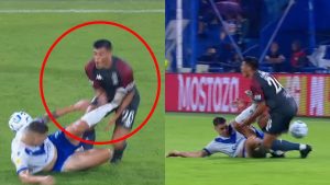 Patada criminal al pecho y doble expulsión: la noche negra de Vélez ante Huracán