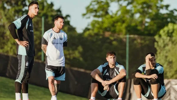 La Selección Argentina reunió a todos sus convocados en Kansas