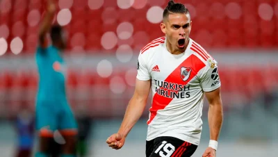 Rafael Santos Borré queda cerca de volver a River