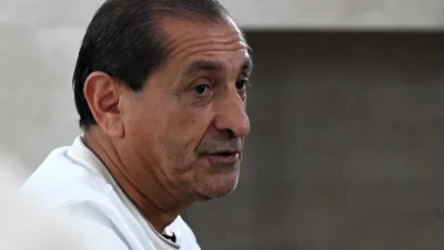 Ramón Díaz, exentrenador de River, durante una entrevista