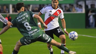 Marcos Acuña se entrena con River Plate antes del Superclásico
