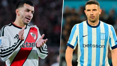 River y Racing se enfrentan en el Monumental