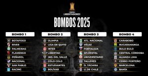 Cuándo es el sorteo de la Copa Libertadores 2025